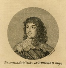 Antique Print-PORTRAIT-RUSSELL