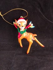 Disney Bambi  Grolier Christmas Tree Decoration Vintage Boxed. Free UK Postage 