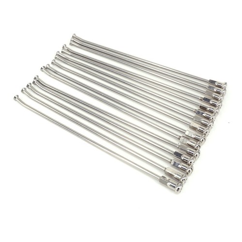 Rear stainless spokes - 19",