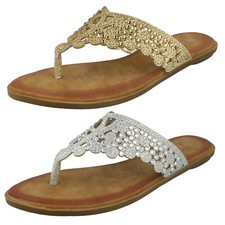 Ladies Silver Glitter / Gold