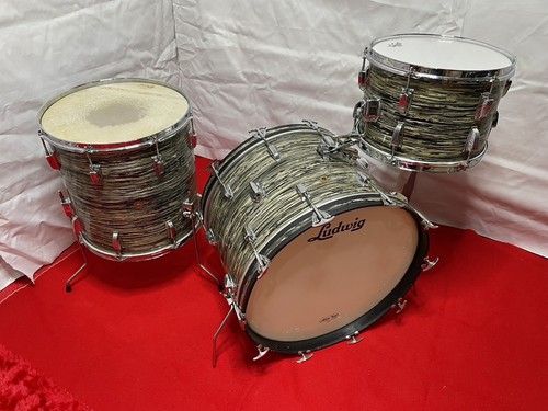 1964 ludwig oyster black - oyster, super