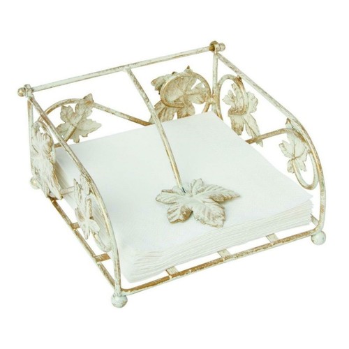 Wine leaf cream antique napkin - cream,