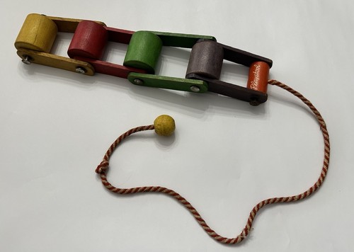 Vintage playskool wooden pull - wooden,
