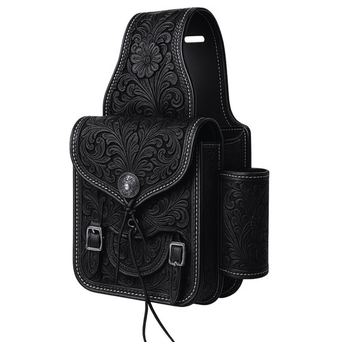 Horse saddle bag leather - horse,