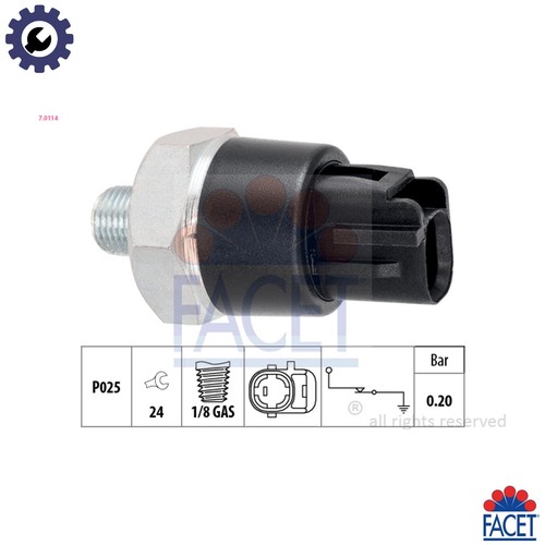 Oil pressure switch 0114 - switch, 7.0114