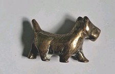 Vintage Solid Brass Terrier