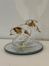 Box hand-blown glass dolphin