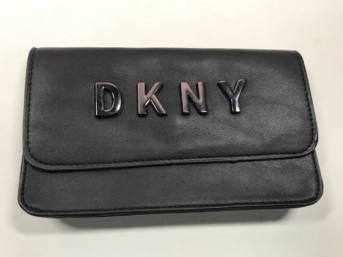 Dkny black leather belt bag - dkny,