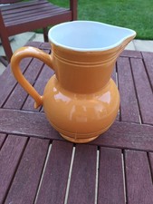 BNWOT Emile Henry France 1.3L Stoneware Jug Mustard Yellow