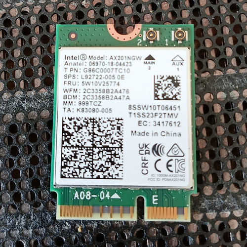 Intel ax201ngw 2230 - intel,