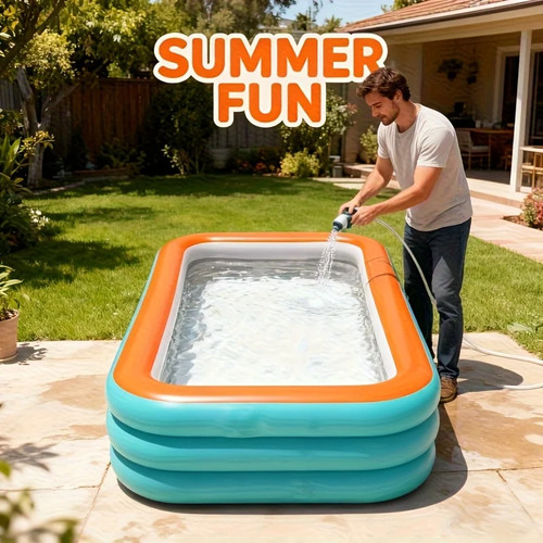 Inflatable swimming pool - inflatable,
