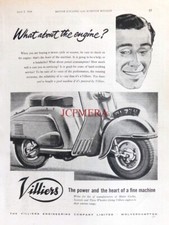 VILLIERS Scooter/Motor Cycle Engines Original 1959 Advert #1 : 669/07