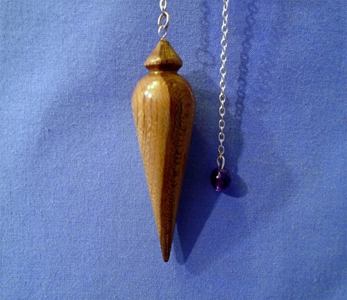 Wooden dowsing pendulum - dowsing,