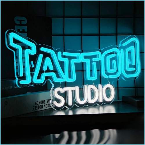 Tattoo studio neon lights - tattoo,