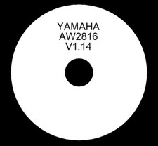 Yamaha AW2816 Firmware Operating System CD V1.14 (Latest version, CD only)