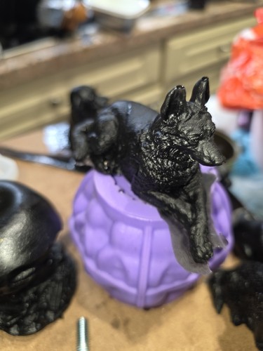 Alsation dog resin ornament - alsation,