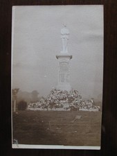 Glamorgan postcard war memorial unveiling Troesd-y-rhiw  Troedyrhiw spades