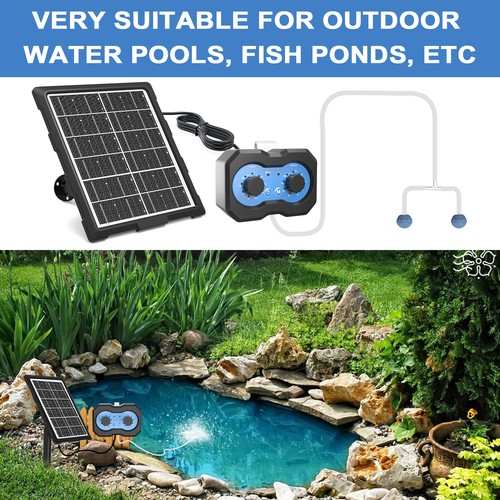 Solar powered oxygenator pond - solar,