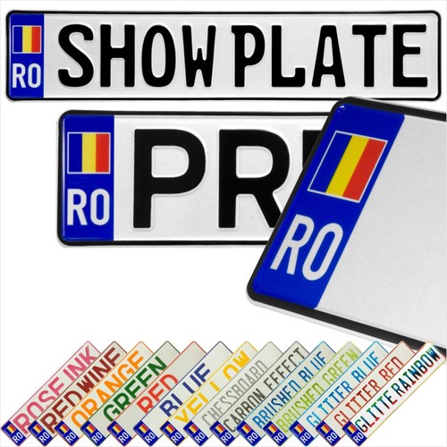 Romanian flag pressed metal - flag,