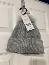 Ladies Grey F&F Hat One Size