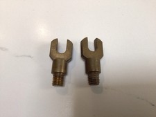 2x Vintage Brass Opti-folks Fits Efgeeco 