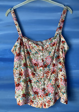 New Look Ladies Cami Top top Size cami sleeveless womens strappy Camisole Floral
