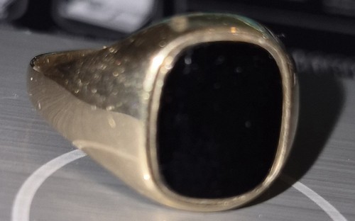 Gents 9ct gold - , rounded