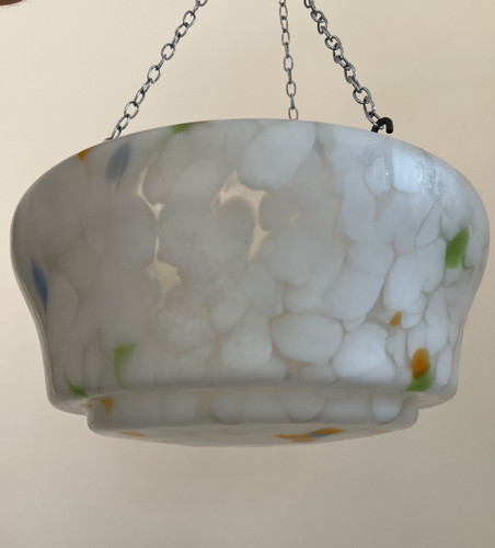 Pretty vintage glass pendant