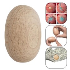 1PC Wood Egg Sewing Beech Egg