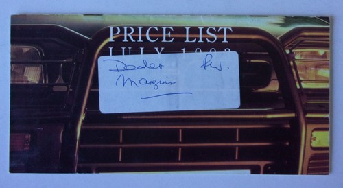 Nissan range orig 1993 - orig, uk