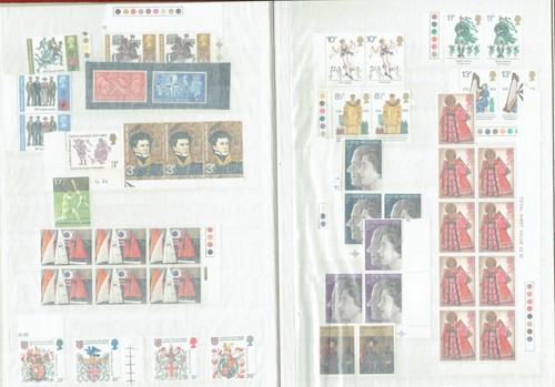 Stamp collection large - in,