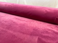 PURPLE PINK VELVET UPHOLSTERY FABRIC 140 CMS WIDE DESIGNER MATERIAL by NEXT