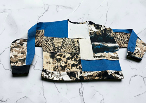 Zara mixed media patchwork - mixed-media,