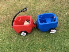 STEP 2 CHOO CHOO PULL ALONG  WAGONS, RRP £175, FAB, CAN DELIVER 40 MILES FOR FEE