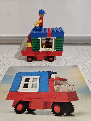 Vintage lego basic car camper - lego,
