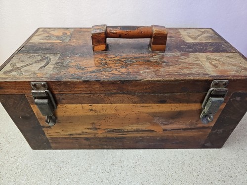 Vintage tackle box 9 - box, 17.5×9×8