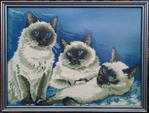 Framed tapestry picture - framed, of