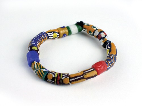 Ghana trade beads bracelet - trade,