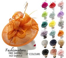 Fascinator Women's Large Headband Clip Hat For Weddings Ladies Day Races Ascot