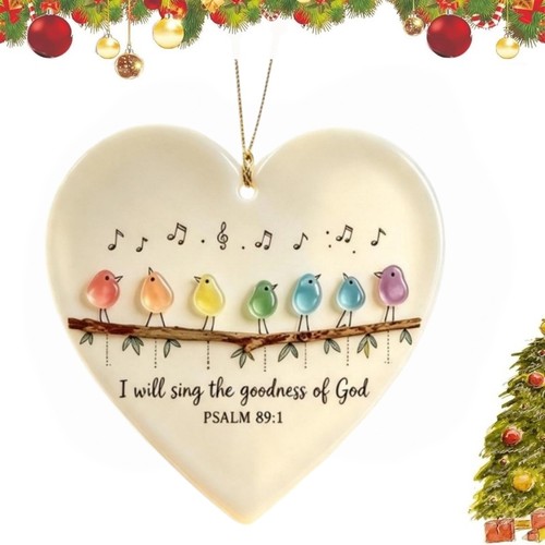 Ceramic heart pendant with - heart,