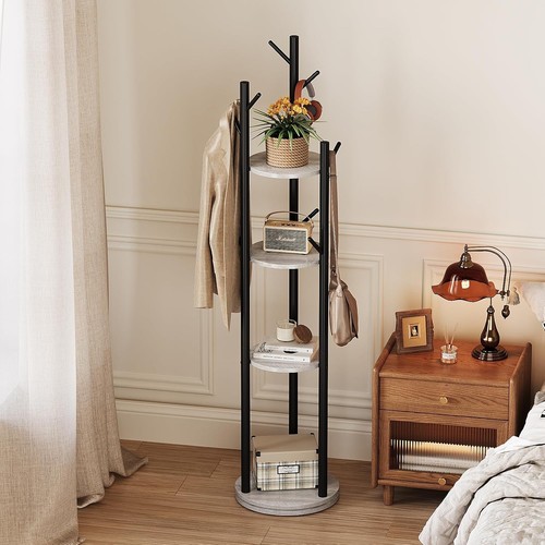 Rotary coat rack freestanding - coat,