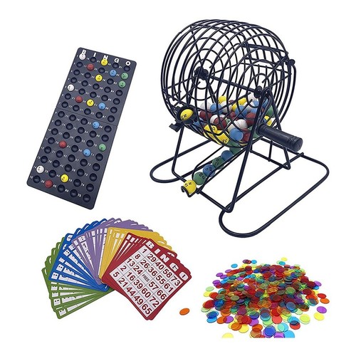 Deluxe bingo game set with - bingo,