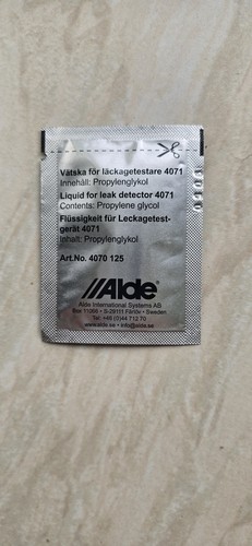 Alde gas bubble tester fluid - gas,