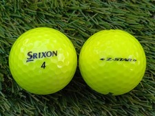 12 x SRIXON Z STAR YELLOW GOLF BALLS PEARL/A GRADE FREE POSTAGE