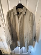 New & Lingwood Ventile Men’s Parka Coat Jacket Size 40 Beige Cotton