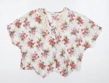 BHS Womens Floral Blouse Size