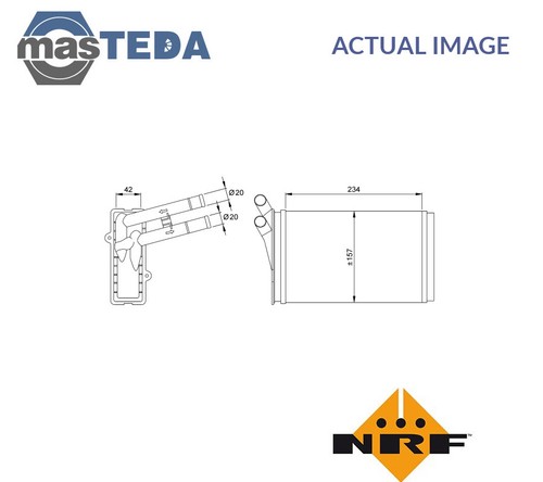 50524 heater radiator - heater,