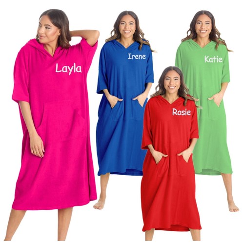 Personalised hooded poncho - personalised,