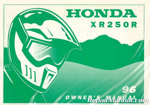 1996 honda xr250r motorcycle - honda,