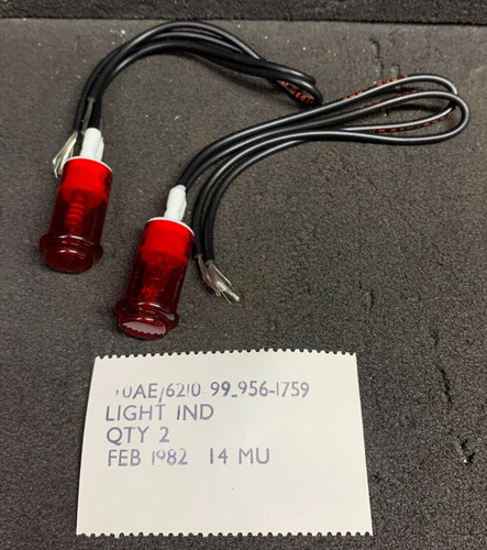 Aircraft red indicator light - indicator,